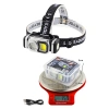 KINSACH Star Source TYPE-C Rechargeable Plastic 5*led+cob Sensor Headlamp Specification image